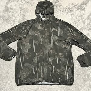 Merrell Windbreaker Jacket Mens Large Hooded Outdoors Running **
